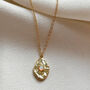 Belle Opal Hammered Pendant Necklace, thumbnail 1 of 3