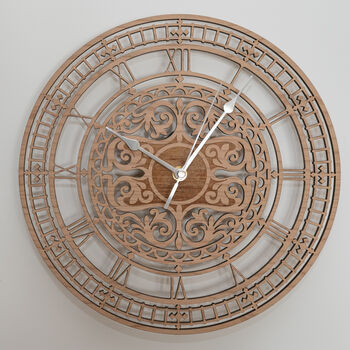 Ornate Wooden Big Ben Wall Clock – Up To 90cm, 6 of 6