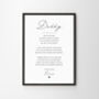 Black And White Personalised Typography Print, thumbnail 10 of 11