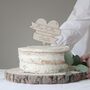 Personalised Traditional Wooden Wedding Cake Topper, thumbnail 2 of 5
