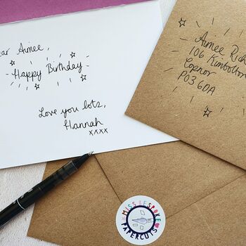'Sending You Love' Paper Cut Card, 3 of 3
