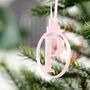 Personalised Letter Christmas Bauble, thumbnail 2 of 8
