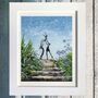 Tresco Abbey Gardens, Isles Of Scilly Collage Art Print, thumbnail 1 of 6