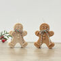 Gingerbread Scented Christmas Candle Gingerbread Man, thumbnail 5 of 10