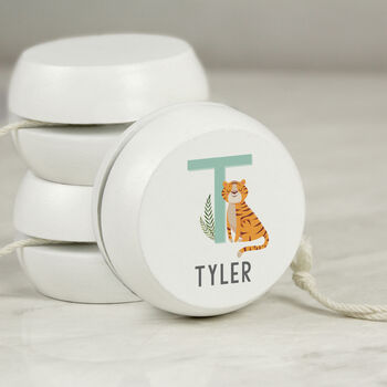 Personalised Animal Alphabet Wooden Yoyo, 3 of 4