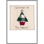 Personalised Christmas Tree Card For Him Or Her, thumbnail 9 of 12
