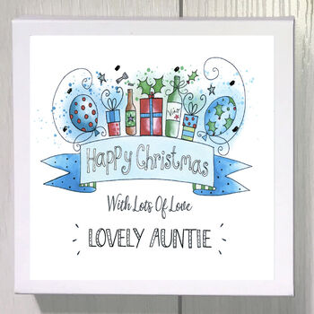 Auntie/ Uncle Christmas Letterbox Chocolates, 2 of 7
