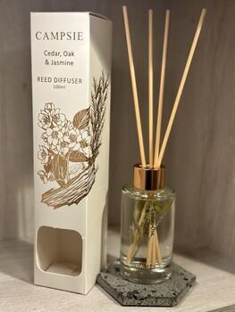 Highland Cedar, Oakmoss And Jasmine Candle And Diffuser Gift Set, 4 of 6