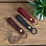 Personalised Leather Loop Keyring, thumbnail 2 of 9