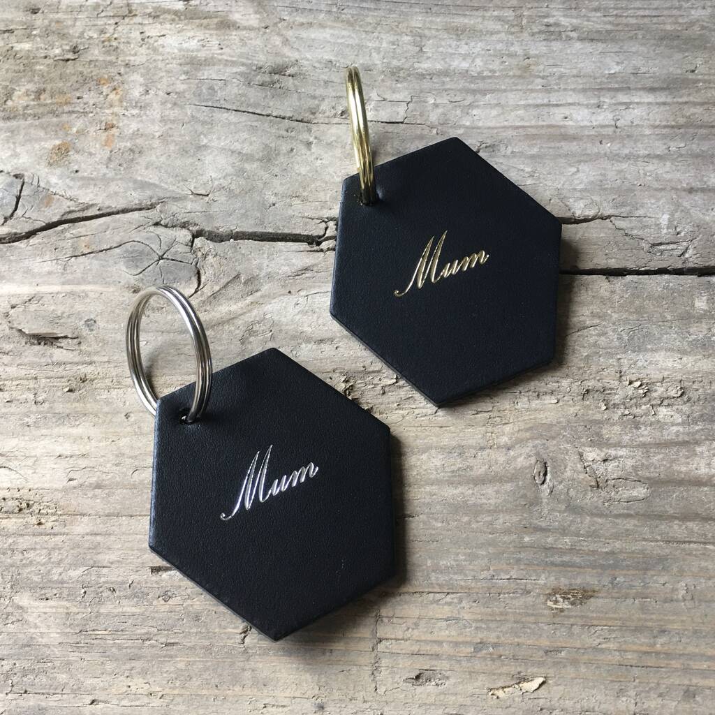 Image of Mothers Day Leather Key Ring