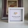 Personalised 8th Anniversary Gift Handmade Silk Heart, thumbnail 4 of 9