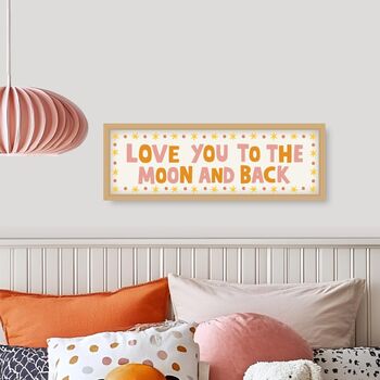 To The Moon And Back Framed Print, 3 of 12