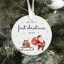 Personalised First Christmas Ceramic Ornament, thumbnail 3 of 7