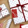 Tiny Love Heart Messages Wrapping Paper Set, thumbnail 2 of 5