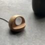 Solid Wood Charging Stand For Apple Watch In Oak/Walnut, thumbnail 10 of 11