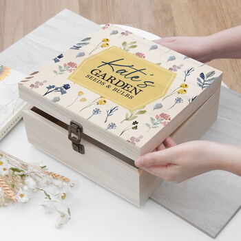 Personalised Botanical Gardener's Accessories Box, 4 of 7