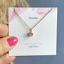 Dainty Birthstone Star Necklace, thumbnail 8 of 9