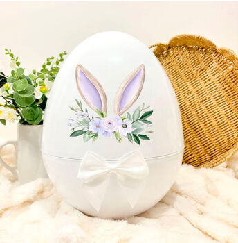 Easter Bunny Ears Giant Fillable Easter Egg 14”, 3 of 4