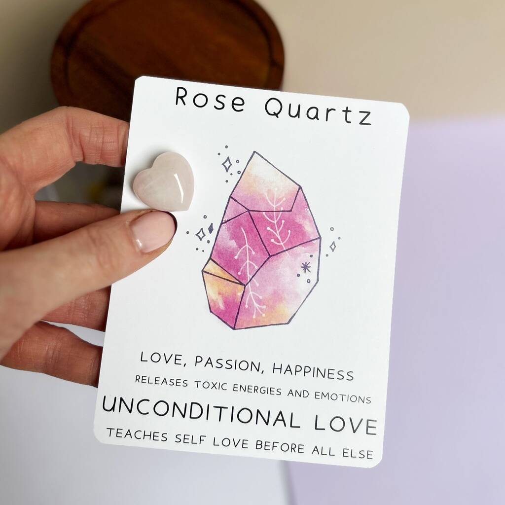 Rose Quartz Pocket Hug in a Box - The Holistic Hamper Crystals Gifts