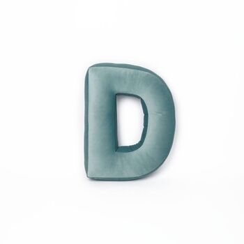 Personalised Velvet Alphabet Letter Cushion, 8 of 8
