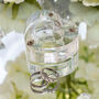 Winter Fern Acrylic Heart Wedding Ring Box, thumbnail 1 of 4