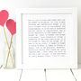 Love Gift 'What Is Love?' Poem Print, thumbnail 2 of 5