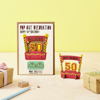Pop Out 50th Birthday Card, 2 of 2