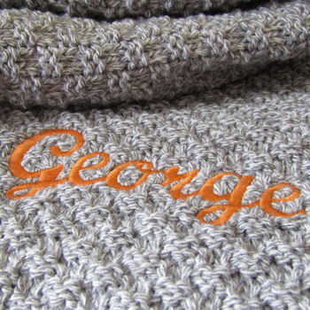Personalised Knitted Pet Blanket, 6 of 8