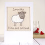 Personalised Sheep 7th Wedding Anniversary Card, thumbnail 12 of 12