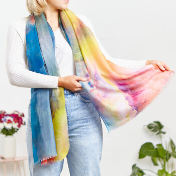 Abstract Rainbow Scarf, 2 of 6