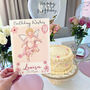 Personalised Cherub Blossom Age Birthday Card, thumbnail 5 of 6