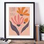 I Love You Flower Illustration Art Print, thumbnail 1 of 3