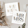 Personalised Floral Bride And Groom Wedding Day Card, thumbnail 11 of 12