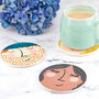 Personalised Couples Ceramic Face Coasters, thumbnail 1 of 6
