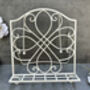 34cm White Distressed Metal Cookbook And Recipe Stand, thumbnail 1 of 12