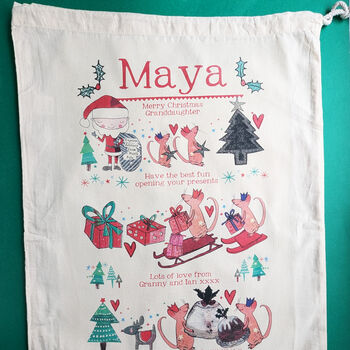 Personalised Christmas Story Sack, 9 of 9