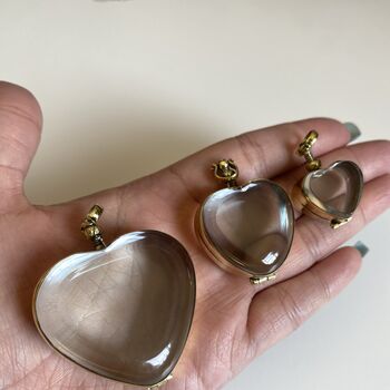 Gold Heart Shaped Locket Necklace Gift, 4 of 6