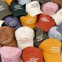 ‘Sunshine Appreciation Society’ Cotton Baseball Cap, thumbnail 12 of 12