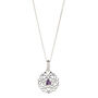 Crown Chakra Amethyst Sterling Silver Necklace, thumbnail 3 of 9