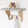 Country Cottage Style Kitchen Shelf With Hooks, thumbnail 1 of 5