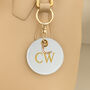 Personalised Vegan Leather Bag Accessory With Charm, thumbnail 8 of 8