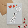 Dalmatian Valentine’s Card – From Or To Your Favourite Dog, thumbnail 1 of 10