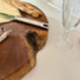 Handcrafted 40cm Teak Root Chopping Board Natural Wood, thumbnail 5 of 9