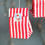 Advent Stickers With Red Stripe Bags, thumbnail 8 of 10