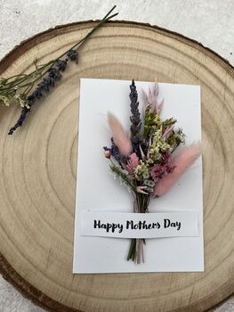 Dried Flower Mothers Day Card, 3 of 3