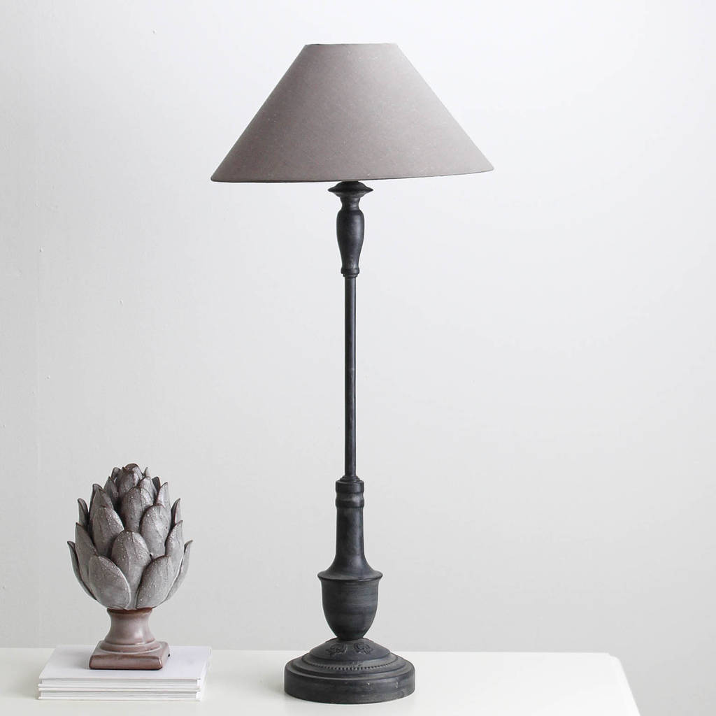Grey Wash Metal Bedside Lamp By Marquis & Dawe | notonthehighstreet.com