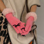 Cosy Bouclé Cuff Knitted Gloves Alpaca Wool Blend, thumbnail 5 of 12