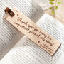 Part Of My Story Leather Bookmark, thumbnail 2 of 2