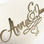 Personalised Entwined Names Wedding/Engagement Card, thumbnail 9 of 12
