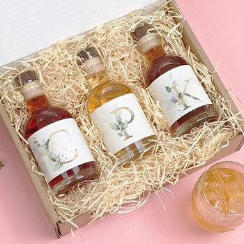 Personalised Deluxe Flavoured Gin Gift Set, 4 of 5